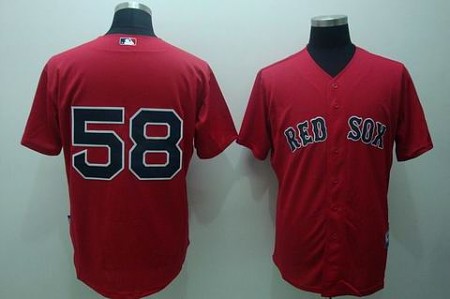 MLB Jerseys Boston Red Sox #58 papelbon red(cool base)