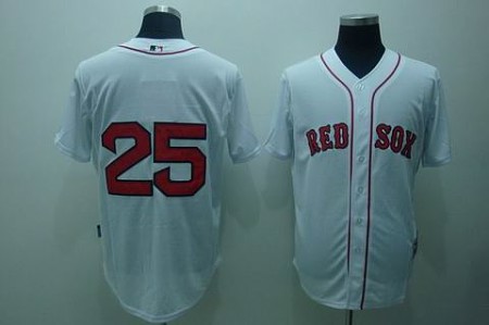 MLB Jerseys Boston Red Sox #25 lowell white(cool base)