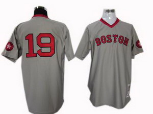 Boston-Red-Sox-19-Fred-Lynn 1975 throwback-jersey-gray