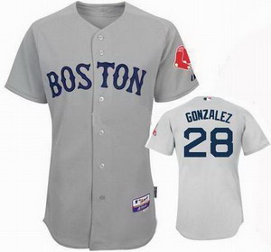 Boston Red Sox 28 Adrian Gonzalez jerseys gray