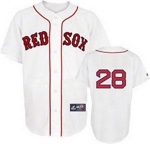 Boston Red Sox 28 Adrian Gonzalez Jersey white