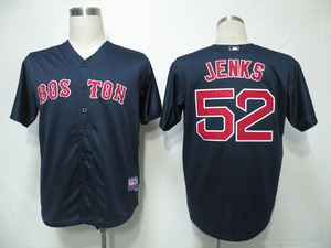 Boston-Red-Sox-52-Jenks-Dark-Blue-Jerseys