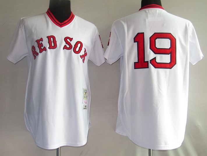 MLB Jerseys Boston Red Sox 19# Beckett white [M&N