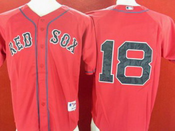 Boston Red Sox 18 Daisuke Matsuzaka Red Jerseys