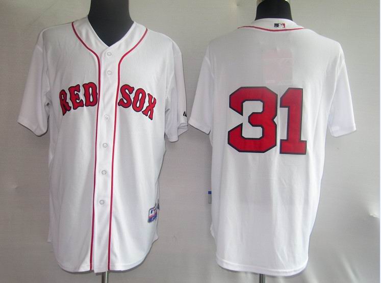 MLB Jerseys Boston Red Sox 31 Lester white