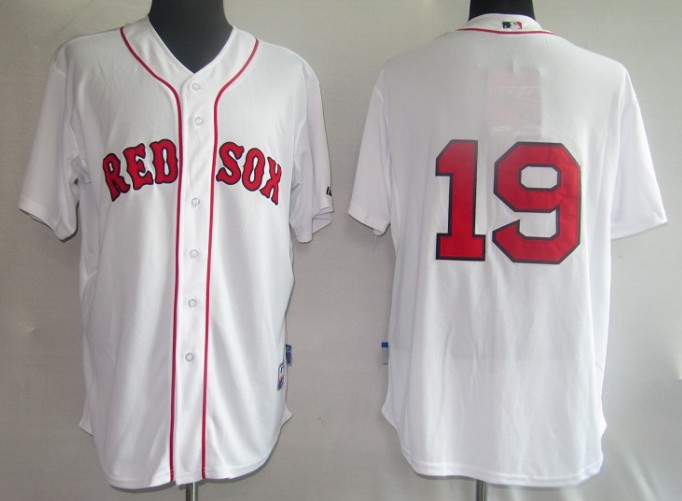 MLB Jerseys Boston Red Sox 19 Beckett white