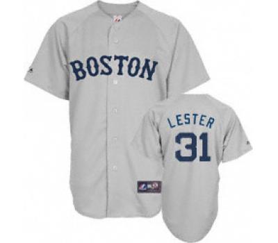 MLB Boston Red Sox #31 grey LESTER