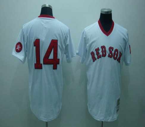 MLB Jerseys Boston Red Sox 14# JIM RICE white