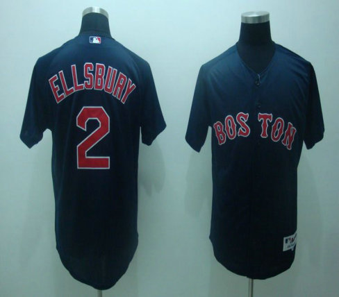 MLB Jerseys Boston Red Sox #2 ELLSBURY Black