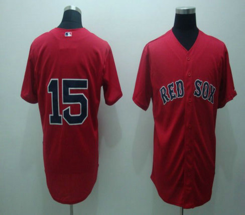 MLB Jerseys Boston Red Sox 15# PEDROIA Red