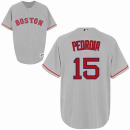 Boston Red Sox 15 Dustin Pedroia Road