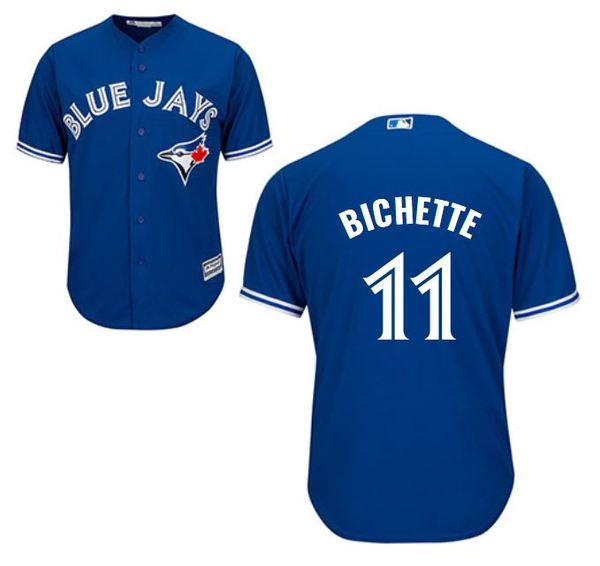 Toronto Blue Jays #11 Bo Bichette Blue Cool base Jersey