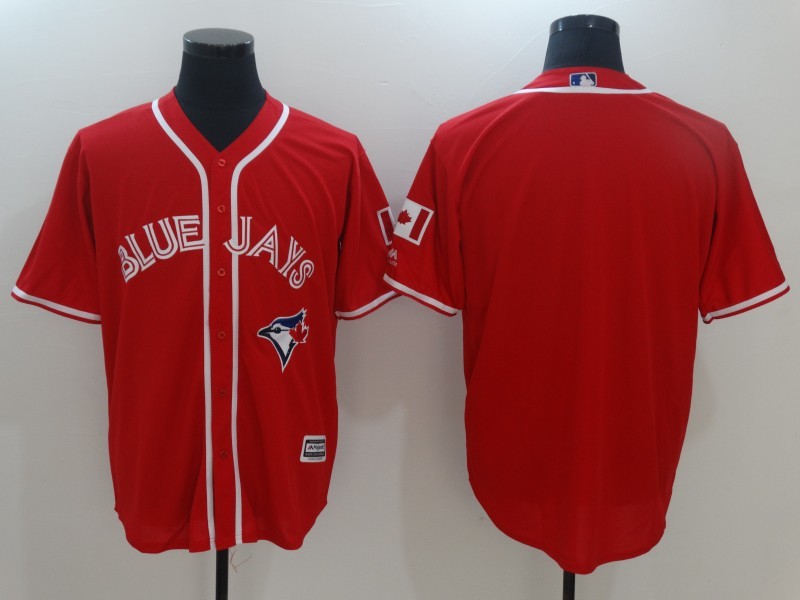 Blue Jays Blank Red Alternate Flexbase Jersey