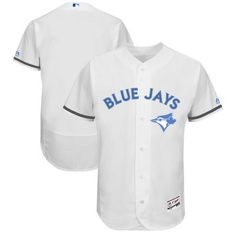 Men's Toronto Blue Jays Majestic White Father's Day FlexBase Team Jersey