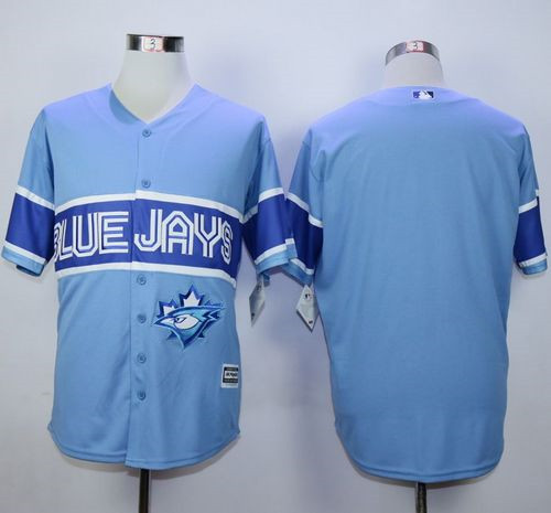 Toronto Blue Jays Blank Light Blue Exclusive New Cool Base Stitched MLB Jersey