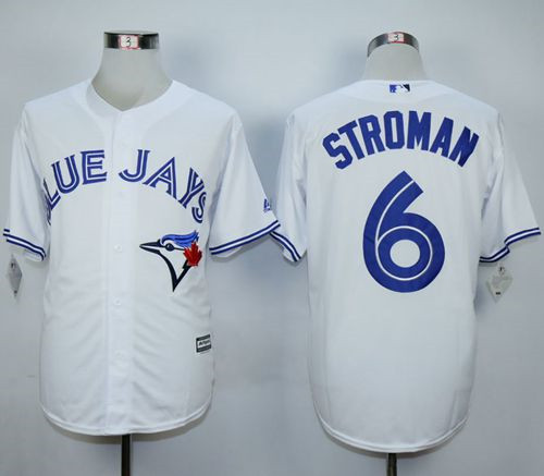 Toronto Blue Jays #6 Marcus Stroman White New Cool Base Stitched MLB Jersey