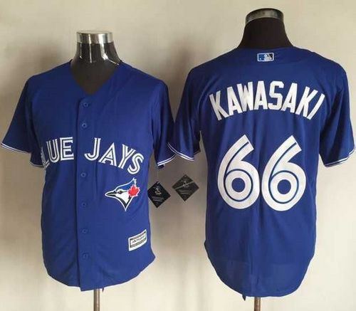 Toronto Blue Jays #66 Munenori Kawasaki Blue New Cool Base Stitched MLB Jersey