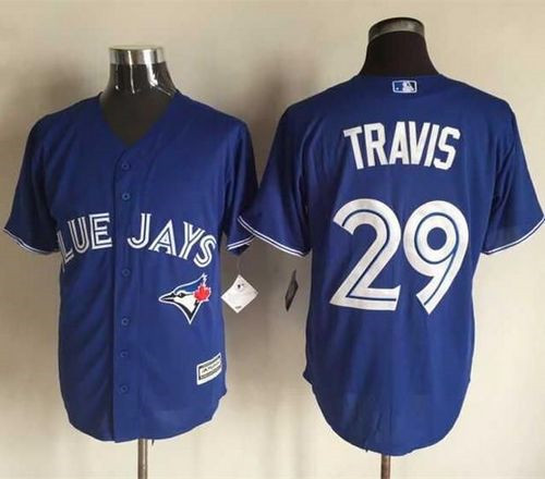 Toronto Blue Jays #29 Devon Travis Blue New Cool Base Stitched MLB Jersey