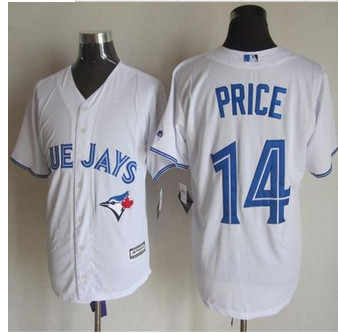 Toronto Blue Jays #14 David Price White New Cool Base Stitched Baseball Jersey