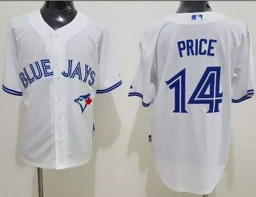 Toronto Blue Jays #14 David Price White Cool Base Stitched Baseball Jersey