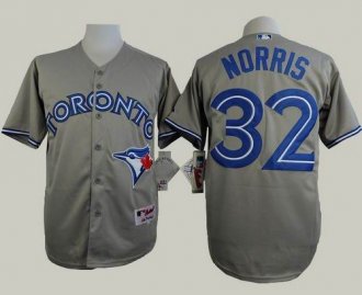 Toronto Blue Jays #32 Daniel Norris Grey Cool Base Stitched Baseball Jersey