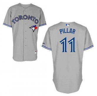 Toronto Blue Jays #11 Kevin Pillar Grey Stitched Baseball Jersey