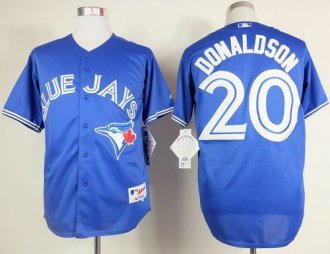 Toronto Blue Jays #20 Josh Donaldson Blue Alternate Cool Base Stitched Baseball Jersey