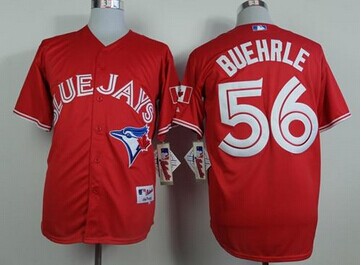 Toronto Blue Jays #56 Mark Buehrle Red Canada Day Baseball Jersey