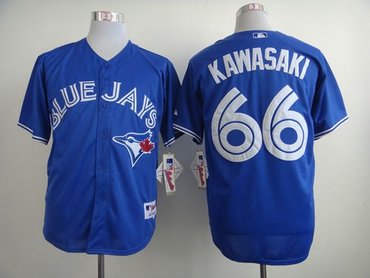 Toronto Blue Jays #66 Munenori Kawasaki Blue Stitched Baseball Jersey