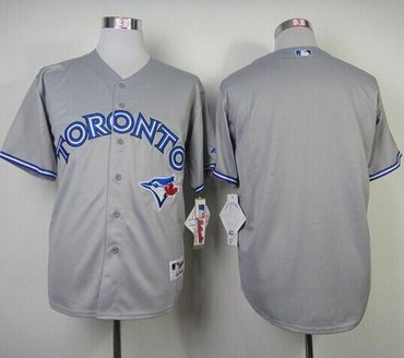 Toronto Blue Jays Blank Grey Road Cool Base 2012 Stitched Baseball Jersey