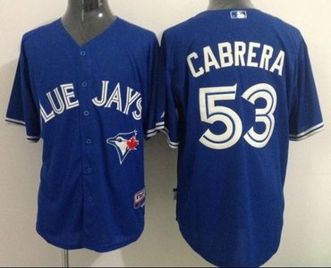 Toronto Blue Jays #53 Melky Cabrera Blue Stitched Baseball Jersey