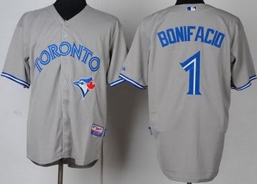 Toronto Blue Jays 1 Emilio Bonifacio Grey Cool Base MLB Jerseys