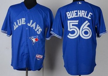 Toronto Blue Jays 56 Mark Buehrle Blue Cool Base MLB Jerseys