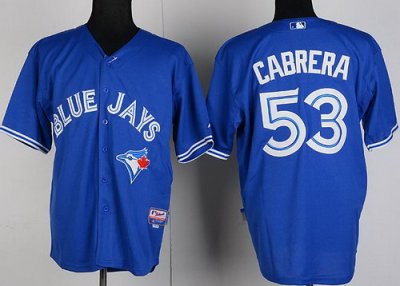 Toronto Blue Jays 53 Melky Cabrera Blue Cool Base MLB Jerseys