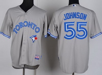 MLB Toronto Blue Jays Josh Johnson Home Alternate Jersey grey by Majestic