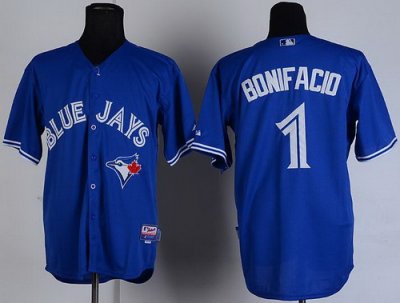 Toronto Blue Jays 1 Emilio Bonifacio Blue Cool Base MLB Jerseys