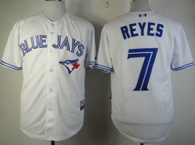 Toronto Blue Jays #7 Jose Reyes White Cool Base MLB Jerseys