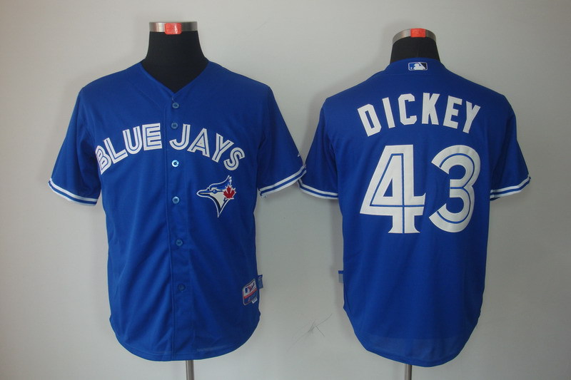 Toronto Blue Jays #43 dickey Blue Cool Base MLB Jerseys