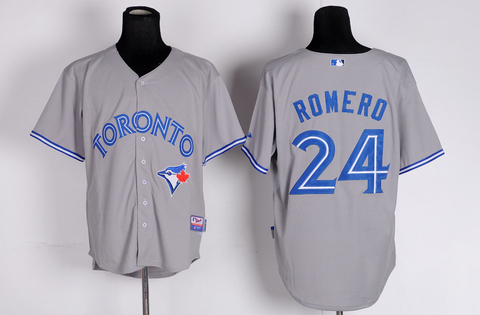 2012 Toronto Blue Jays 24 ROMERO gray color jerseys