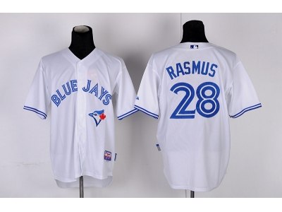 mlb jerseys toronto blue jays #28 rasmus white(2012 new)