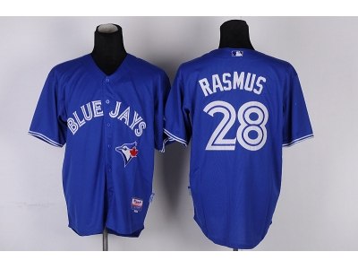 mlb jerseys toronto blue jays #28 rasmus blaue(2012 new)