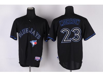 mlb jerseys toronto blue jays #23 morrow black(2012 new)