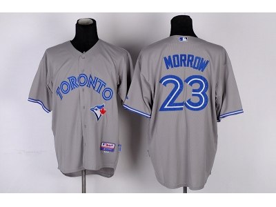 mlb jerseys toronto blue jays #23 morrow grey(2012 new)