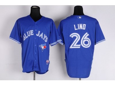 mlb jerseys toronto blue jays #26 lind blue(2012 new)