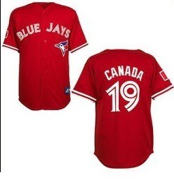 mlb jerseys toronto blue jays 19 canada jerseys red