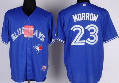 Toronto Blue Jays 23# Morrow Blue Cool Base MLB Jerseys