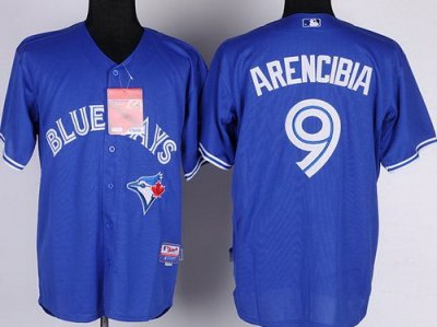 Toronto Blue Jays #9 J.P. Arencibia blue Jersey