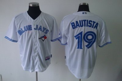 2012 Toronto Blue Jays 19# bautista white Jersey Cool base