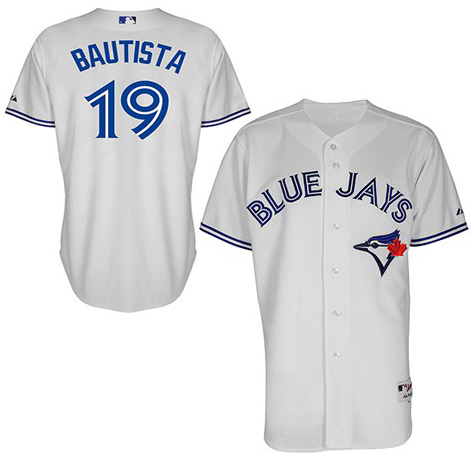 2012 Toronto Blue Jays 19 Jose Bautista Home Jersey coolbast white