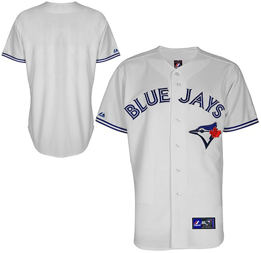 2012 Toronto Blue Jays blank white cool base jerseys